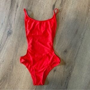 SeaHorse Red Womens One Piece S EUC